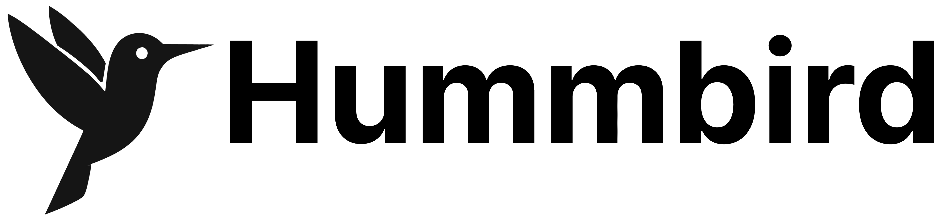 Hummbird black wordmark